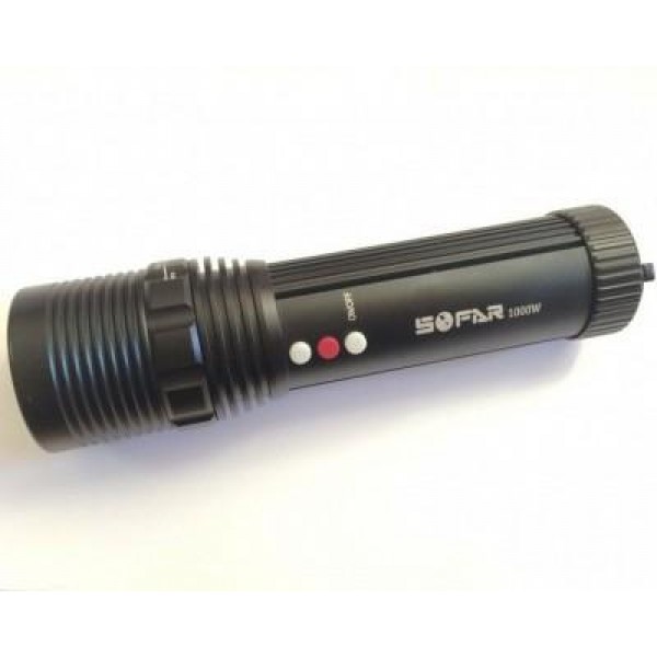 Lanterna LED metalica cu semnalizare si zoom Small Sun 